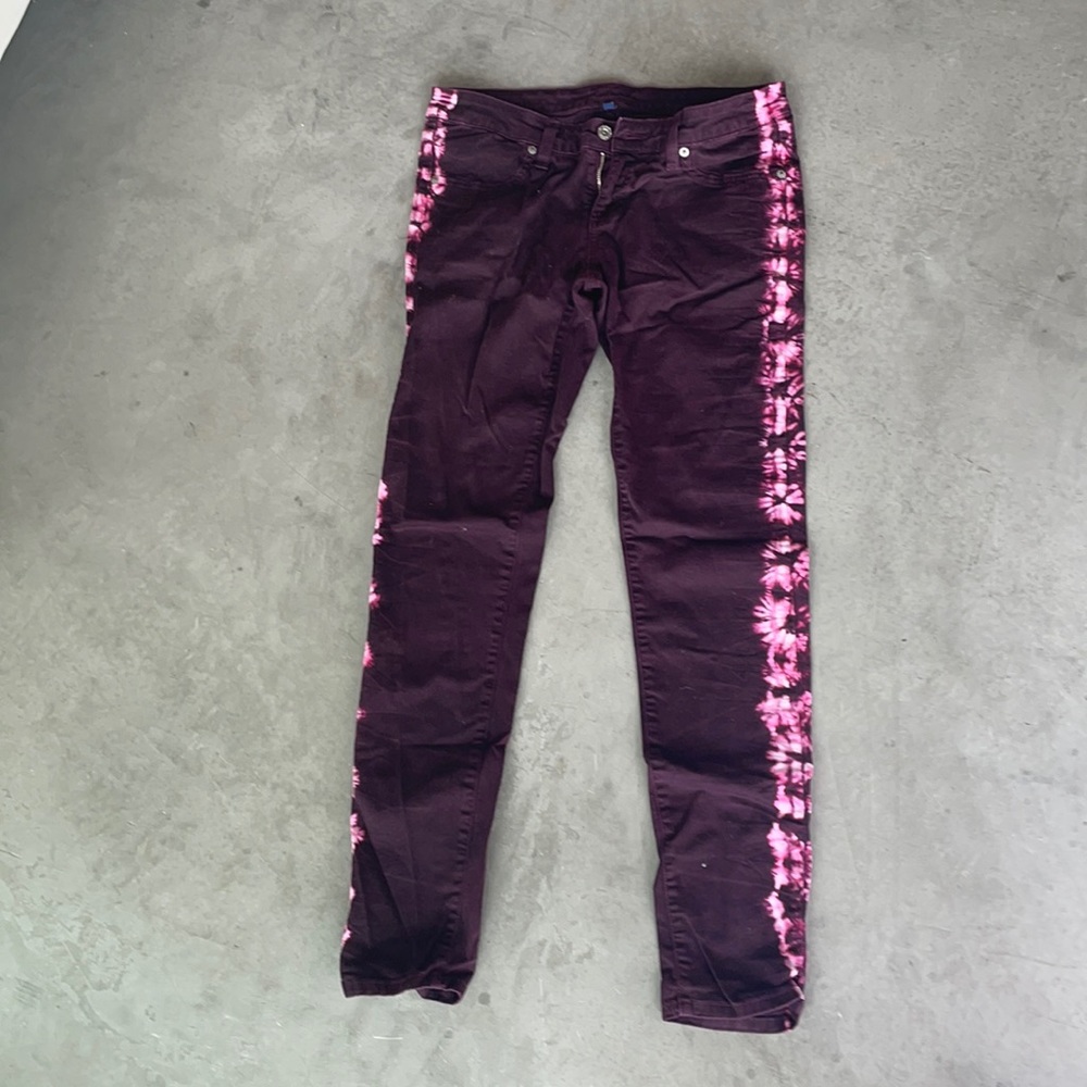 LF purple tie dye jeans size 29